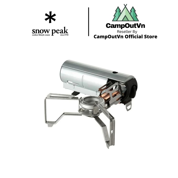 Bếp Gas xếp gọn Snow Peak Home & Camp Burner GS 600 cắm trại dã ngoại campoutvn A879