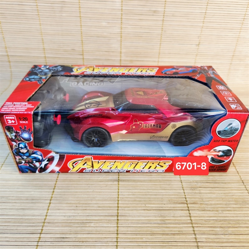 6701-8 HỘP XE HƠI AVENGER ĐIỀU KHIỂN 7 ĐỘNG TÁC, PHUN KHÓI, KHÔNG SẠC