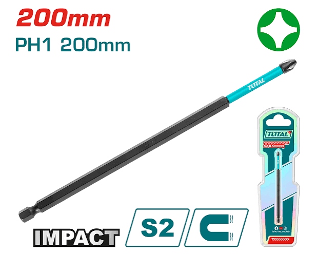 Mũi bắt vít PH1x200mm TACIM71PH1200