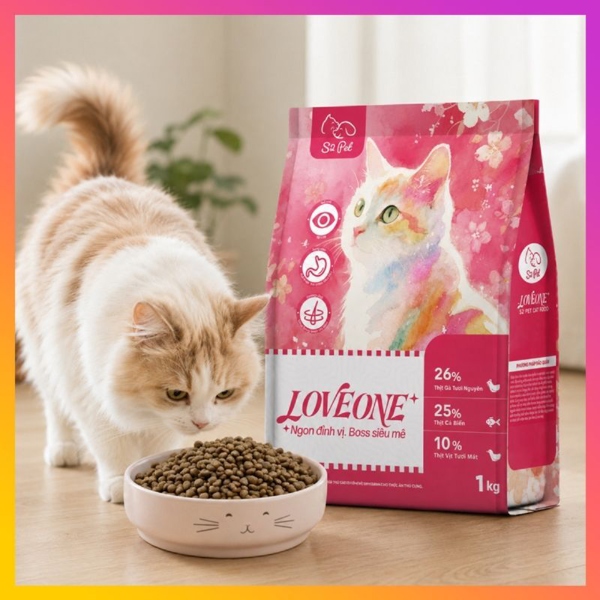 Hạt S2 PET LOVEONE cho Mèo gói 1kg