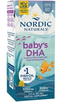 Tpbvsk Baby DHA NORDIC DÀNH CHO BÉ TỪ 0-12M 60ML