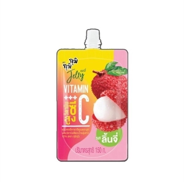Thực Phẩm Bổ Sung Nước Thạch Jelly Gumi Gumi Vitamin C Vị Vải 135g