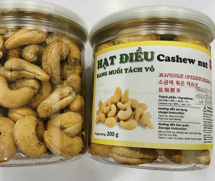 Dr Foods - 去殼腰果200g(罐) Hạt điều sạch vỏ Dr.Foods 200g