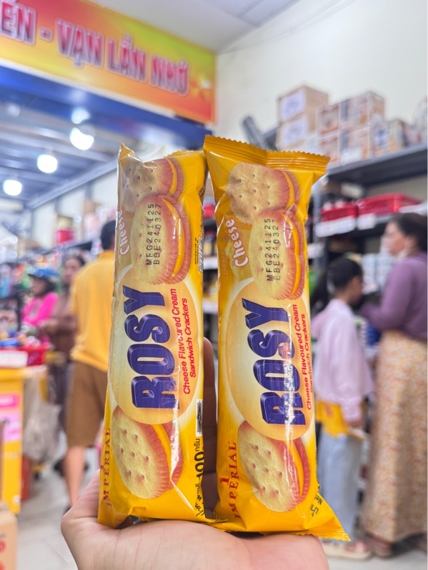 Cây bánh kẹp phô mai Rosy 100g