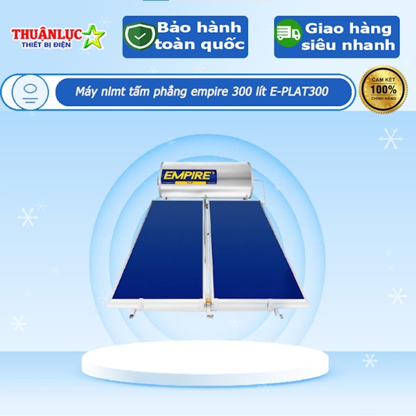 Máy nlmt tấm phẳng empire 300 lít E-PLAT300