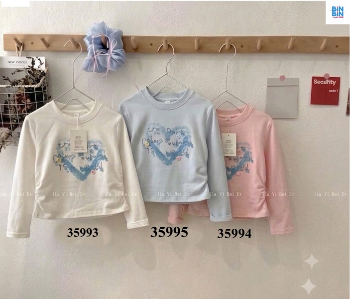35993- Áo CRT tim đính ngựa the part trắng