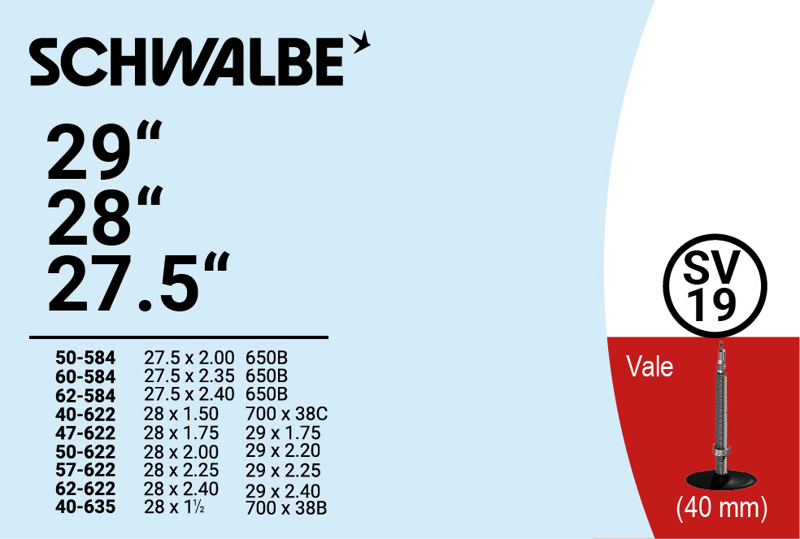 SWB TUBE, 275-29in 40-62, SV40