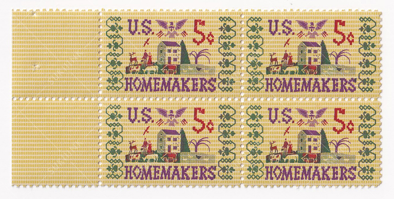 Khối 4 Tem Bưu Chính Mỹ | USA - Homemakers 1964 (4) | Mint