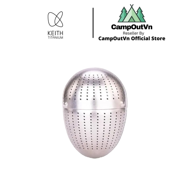 Bộ lọc trà hình quả trứng Keith Titanium Ti3920 / Mi3920 cắm trại dã ngoại campoutvn A903