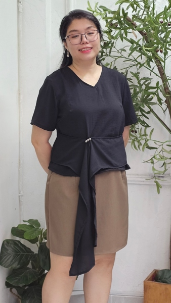 ÁO GÀI NƠ EO - ĐEN