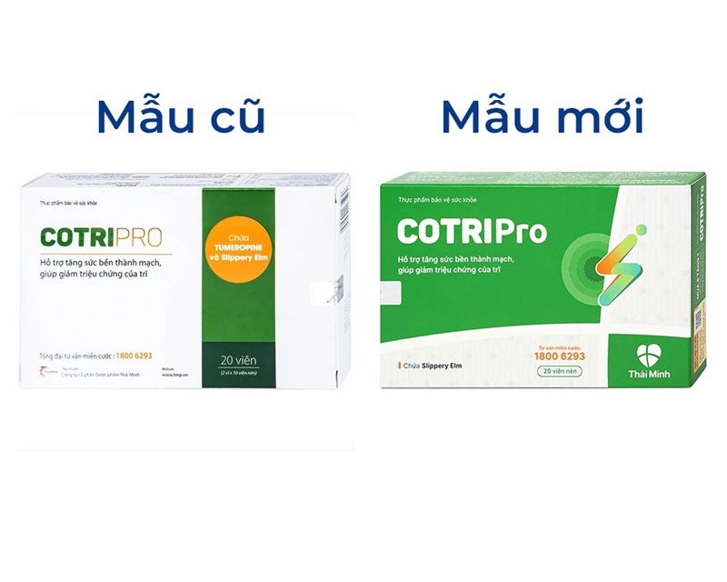 Viên uống giảm trĩ Cotripro H/2vỉ x 10viên