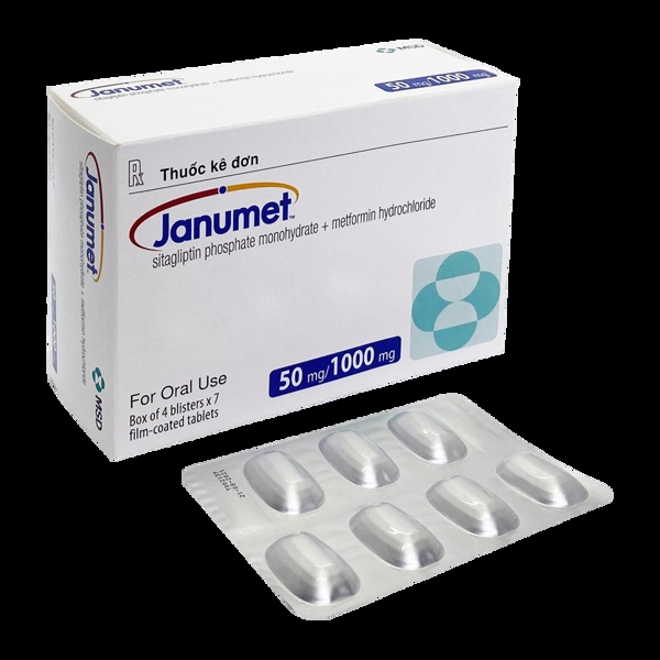 Janumet 50mg/1000mg msd (h/28v)