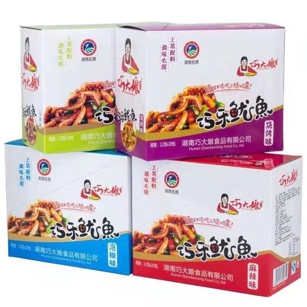 Mực Xào Tương Vị Cay Thơm 16g