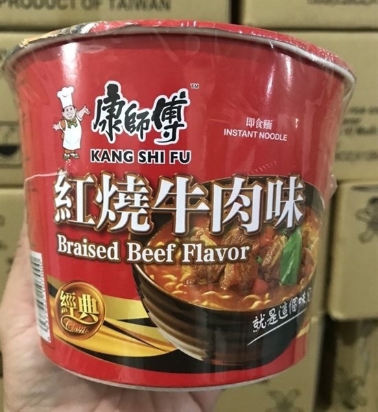 康师傅红烧牛肉面 Mì bò hầm khang sư phụ