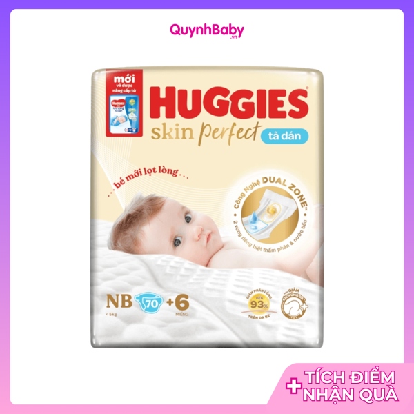 Tã dán Huggies vàng size NB70