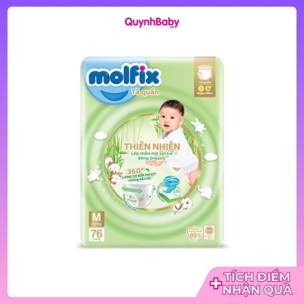 Tã quần Molfix size M76