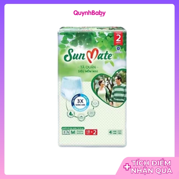 Tã quần Sunmate size M18