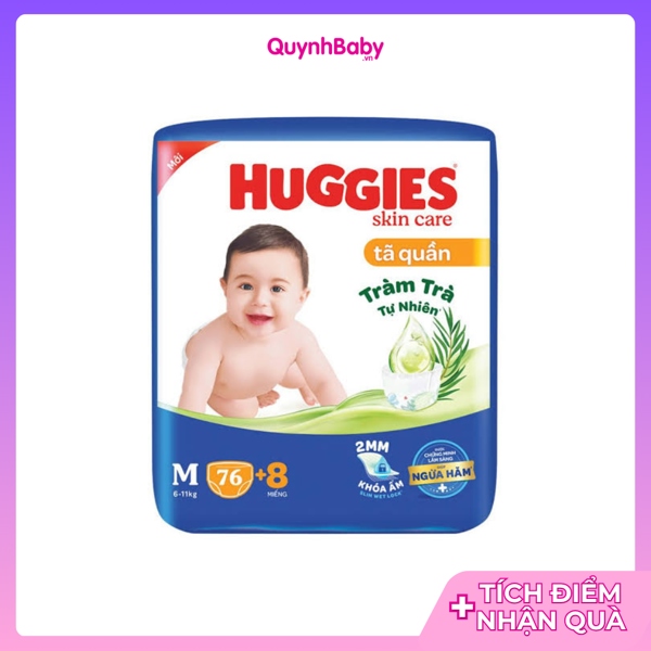 Tã quần Huggies xanh size M76