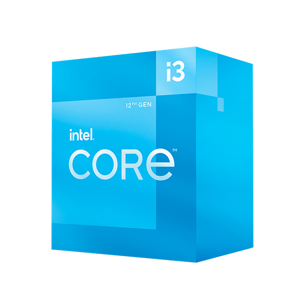 CPU Intel Core i3 12100F (Intel LGA1700 - 4 Core - 8 Thread - Base 3.3Ghz - Turbo 4.3Ghz - Cache 12MB)