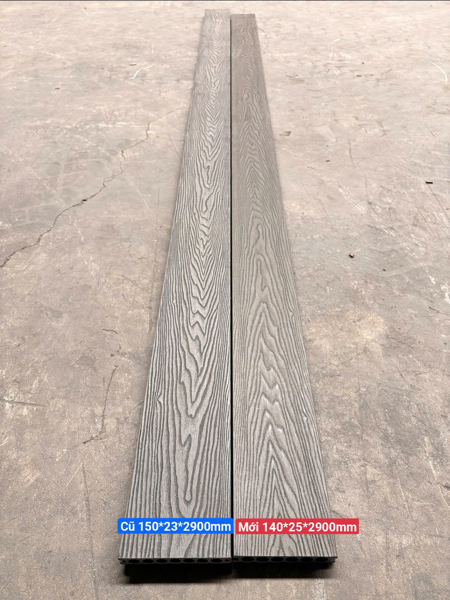 SÀN NGOÀI TRỜI LỖ TRÒN 3D (140x25x2900MM) - E ĐEN