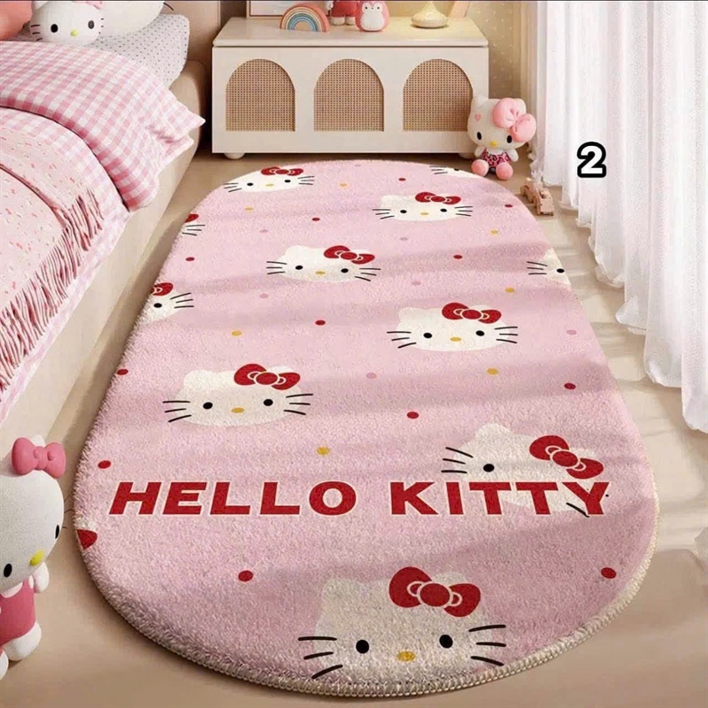 Thảm lông kitty hồng