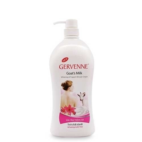 Sữa tắm trắng da Hương nước hoa Gervenne 900g Hương hoa ly hồng