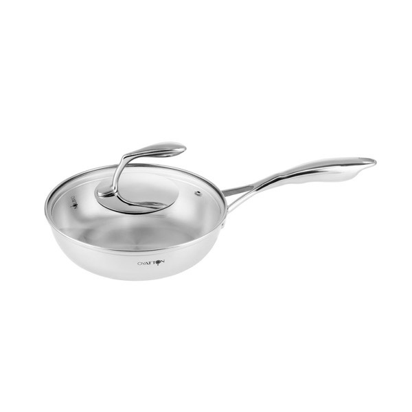 S698-O890 Chảo Sâu Lòng Quả Táo Oyatton 20cm 1.5L Inox 18/10 OYT-JG-AL20P5 [T12]