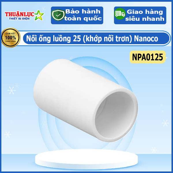 Nối ống luồng 25 NPA0125 (khớp nối trơn) Nanoco