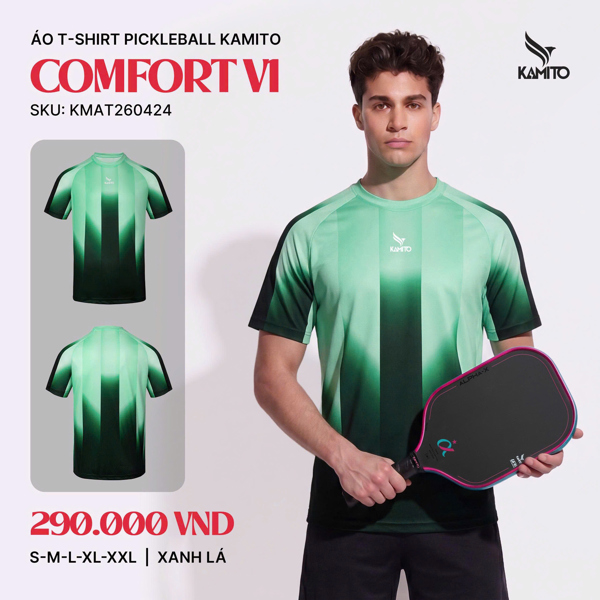 Giền Pickleball - Áo Kamito Comfort V1