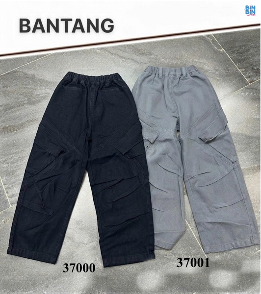 37001 Quần dài KK 2 túi nắp xám ghi
