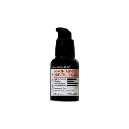 Tinh chất dưỡng sáng mờ thâm nám Derma Factory Niacin Alpha-Arbutin 17% Serum