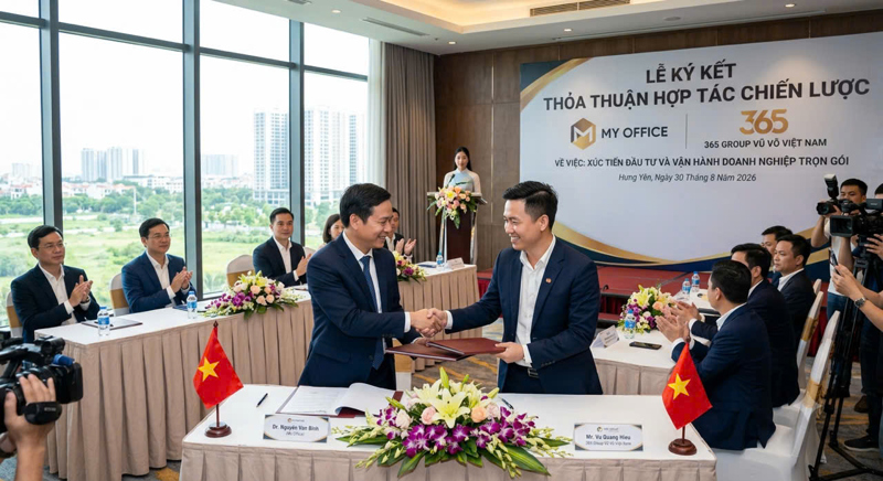 Profile hợp tác giữa My Office & 365 Group - Hình thành Tổ hợp Văn phòng cho thuê & Dịch vụ Doanh nghiệp trọn gói