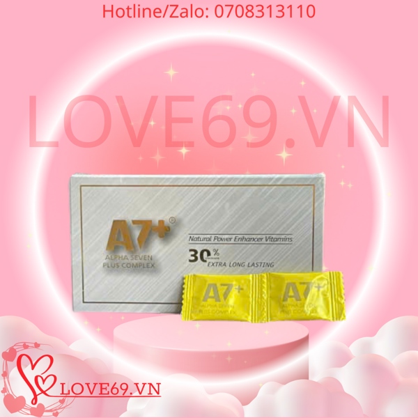 Kẹo Sâm A7 Alpha Seven Plus Complex - Tăng Cường Sinh Lý Nam