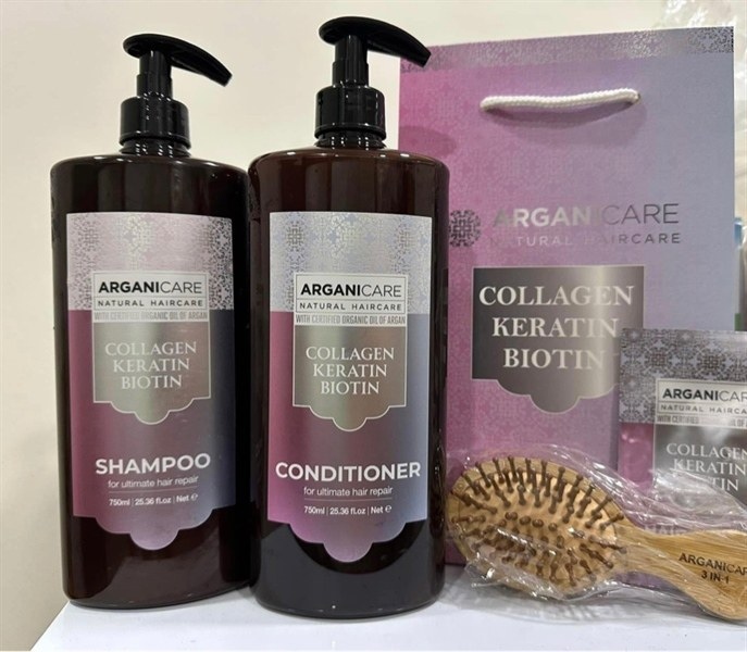 Cặp gội xả Collagen Biotin Keratin