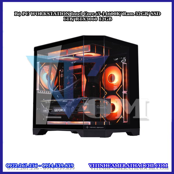 Bộ PC Intel Core i5-14600K/ Ram 32GB/ SSD 1TB/ RTX3060 12GB