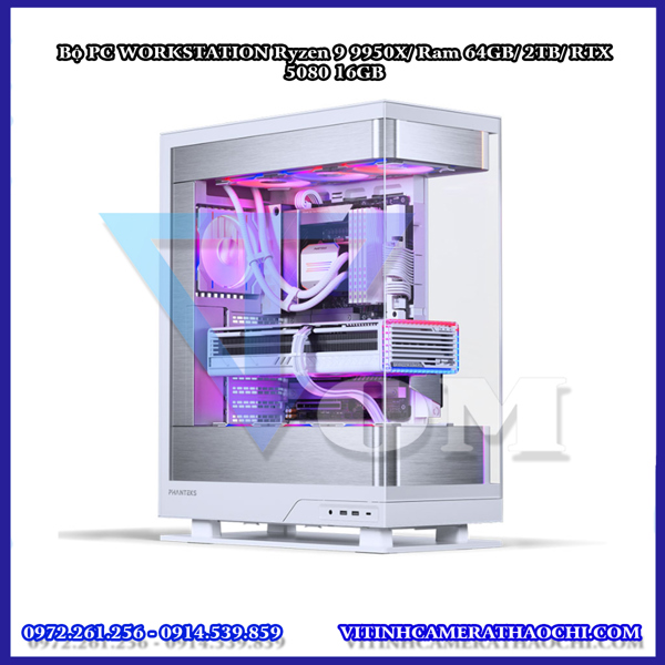 Bộ PC WORKSTATION Ryzen 9 9950X/ Ram 64GB/ 2TB/ RTX 5080 16GB