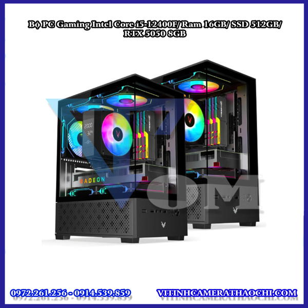 Bộ PC Gaming Intel Core i5-12400F/ Ram 16GB/ SSD 512GB/ RTX 5050 8GB