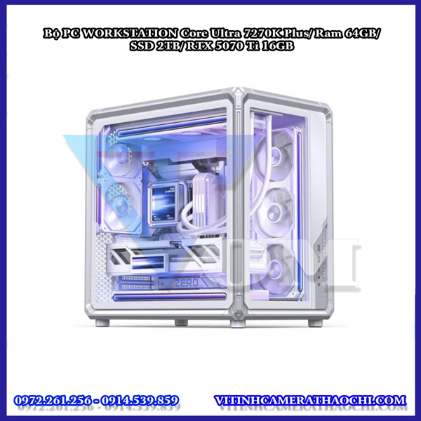 Bộ PC WORKSTATION Core Ultra 7 270K Plus/ Ram 64GB/ SSD 2TB/ RTX 5070 Ti 16GB