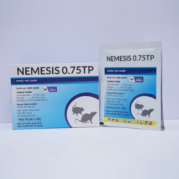Chuột Nemesis 0,75TP/ Racumin Hàn Quốc