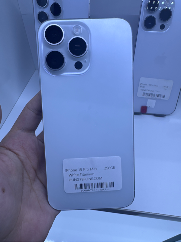 Ip 15 prm 256gb màu trắng