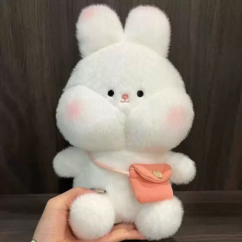 Gấu Bông Nhỏ - Thỏ đeo túi má phính