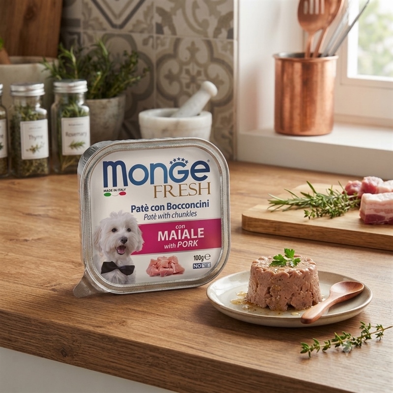 Pate Monge cho chó vị Thịt heo 100g