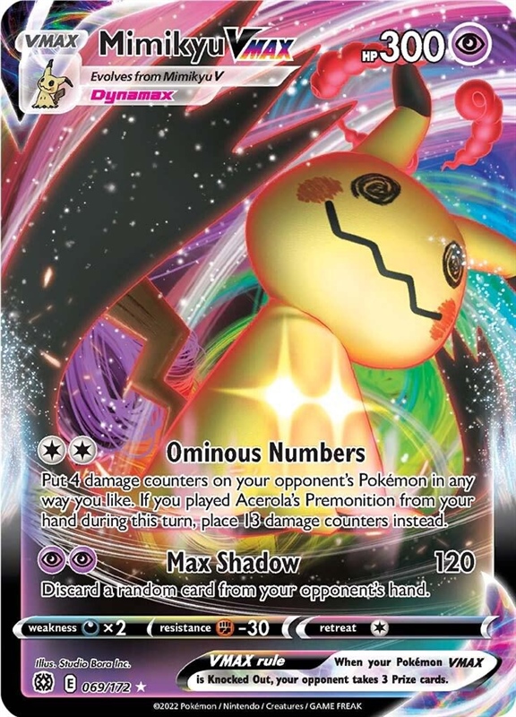 MimikyuVMAX 069/172 UR
