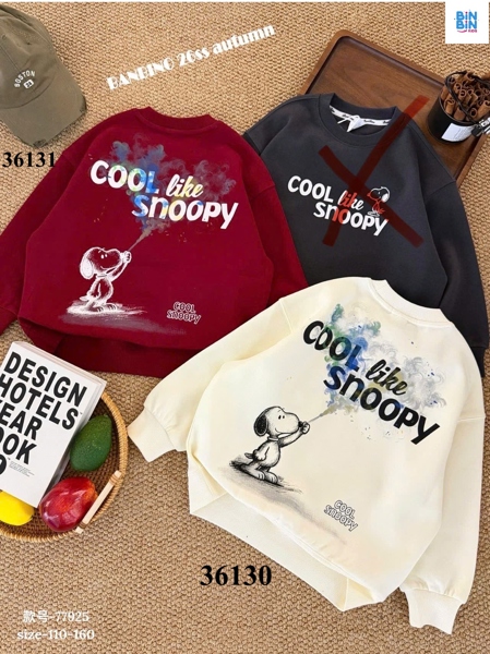36131 Áo SWT BBN Snoppy đỏ
