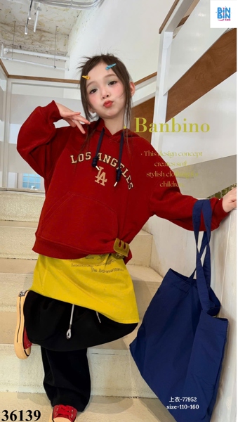 36139 Áo Hoodie LA đỏ
