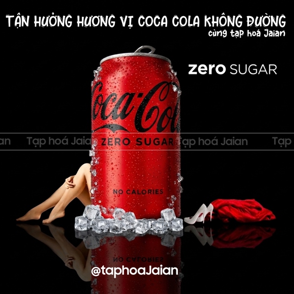 Coca Cola Không đường Zero Sugar Zero Calo 160mL
