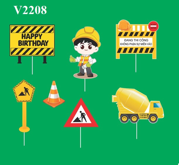 Set cắm công trường - V2208