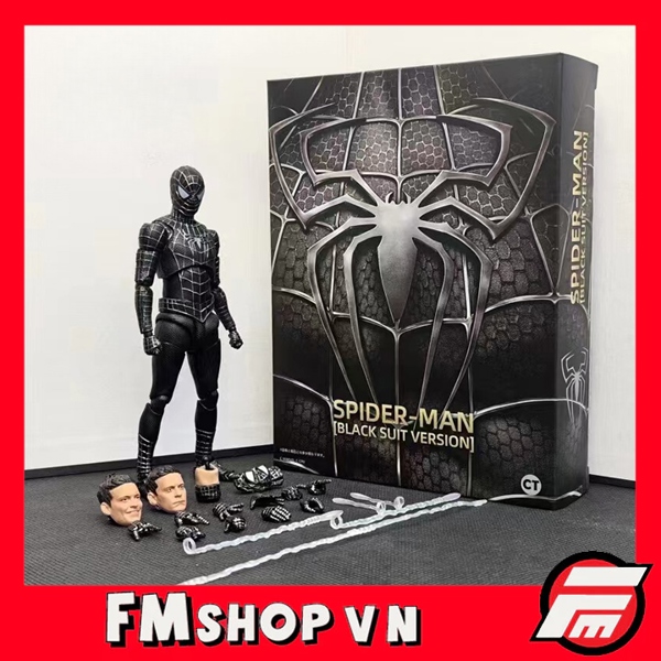 (NEW) SHF SPIDERMAN BLACK SUIT VER CT BL