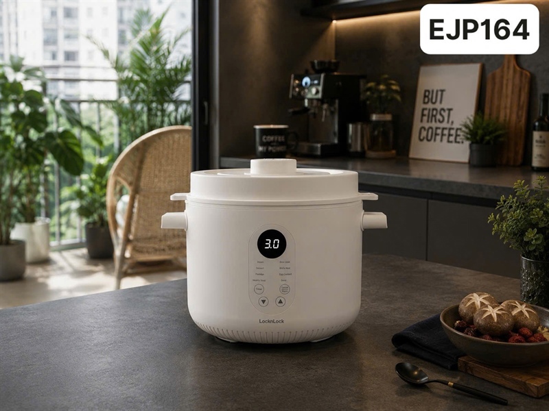 Nồi nấu chậm đa năng multi-function slow cooker 2.5l Locknlock EJP164IVY