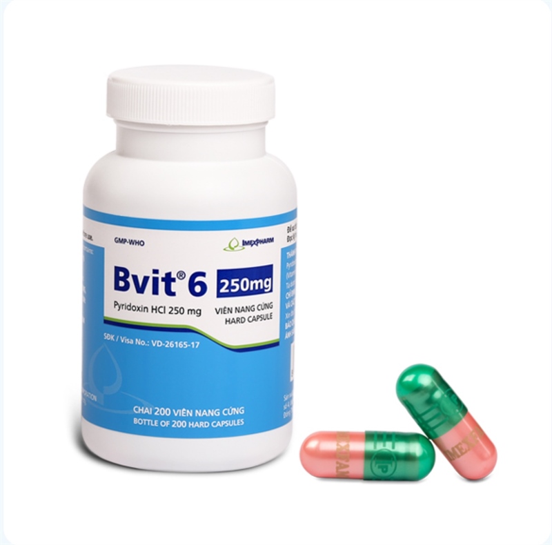Bvit 6 250mg Chai/200,T/10.000 viên
